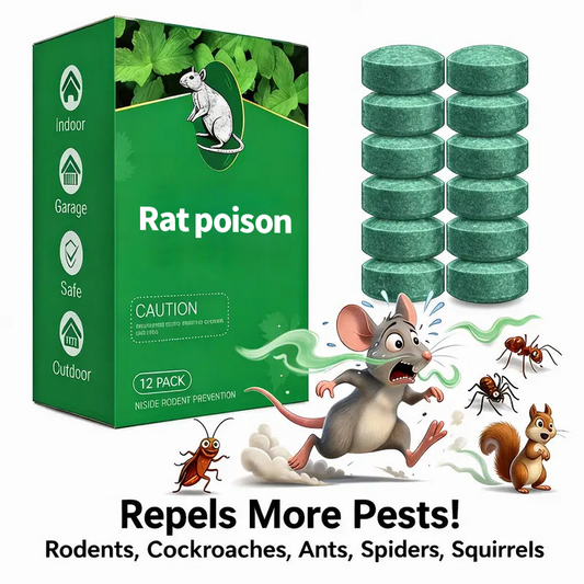 12-Pack Natural Peppermint & Lemon Rodent Repellent Balls - Safe Pest Control for Home & Garden